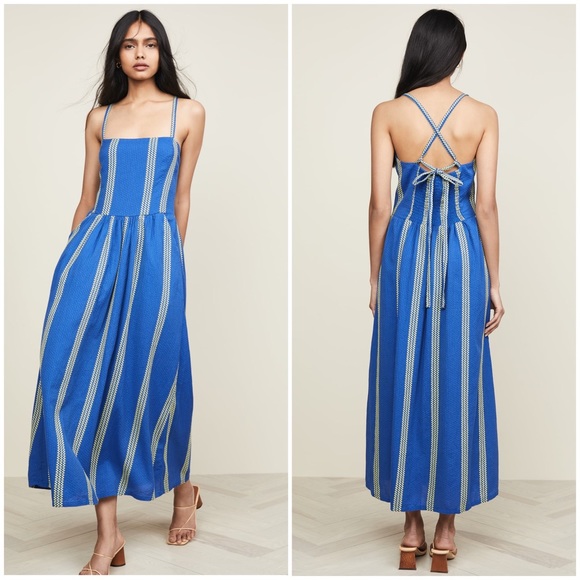 Ace & Jig Kennedy Maxi Dress in Majorelle - Picture 2 of 9